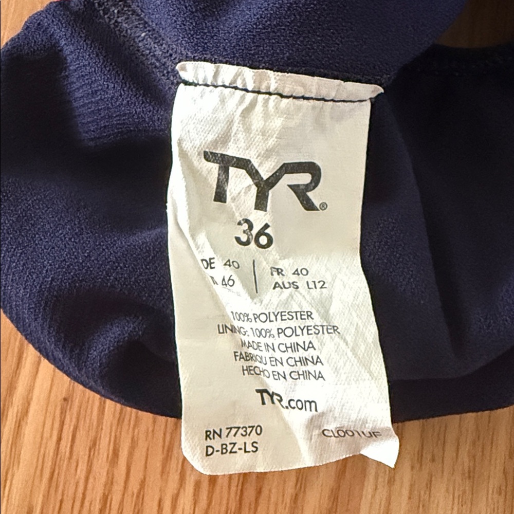TYR Deep Blue Swimwear
